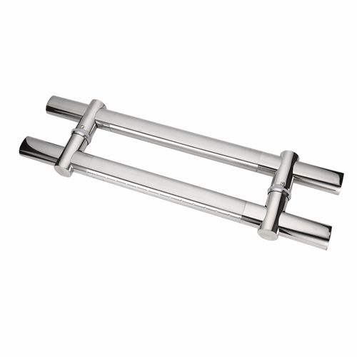 不銹鋼玻璃門拉手門把手對裝推拉辦公室鋼化大門孔距可調(diào)